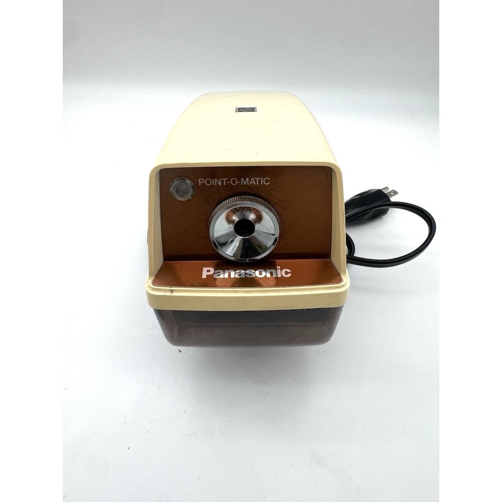 Vintage Panasonic Point O Matic Electric Pencil Sharpener KP 33n